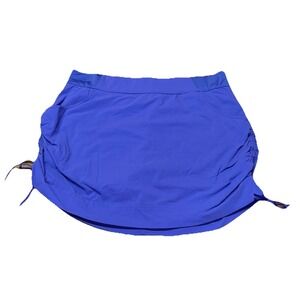 Columbia Anytime Casual Omni-Shield Skort Purple‎ Drawcord Golf Women's XL $70